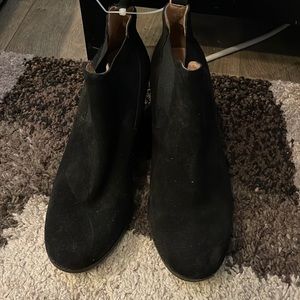 Caslon Black Wedge  Booties size 9